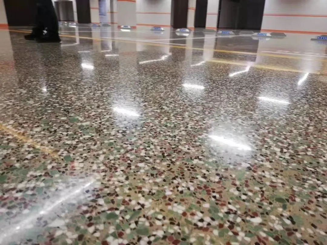 整体无缝水磨石地坪