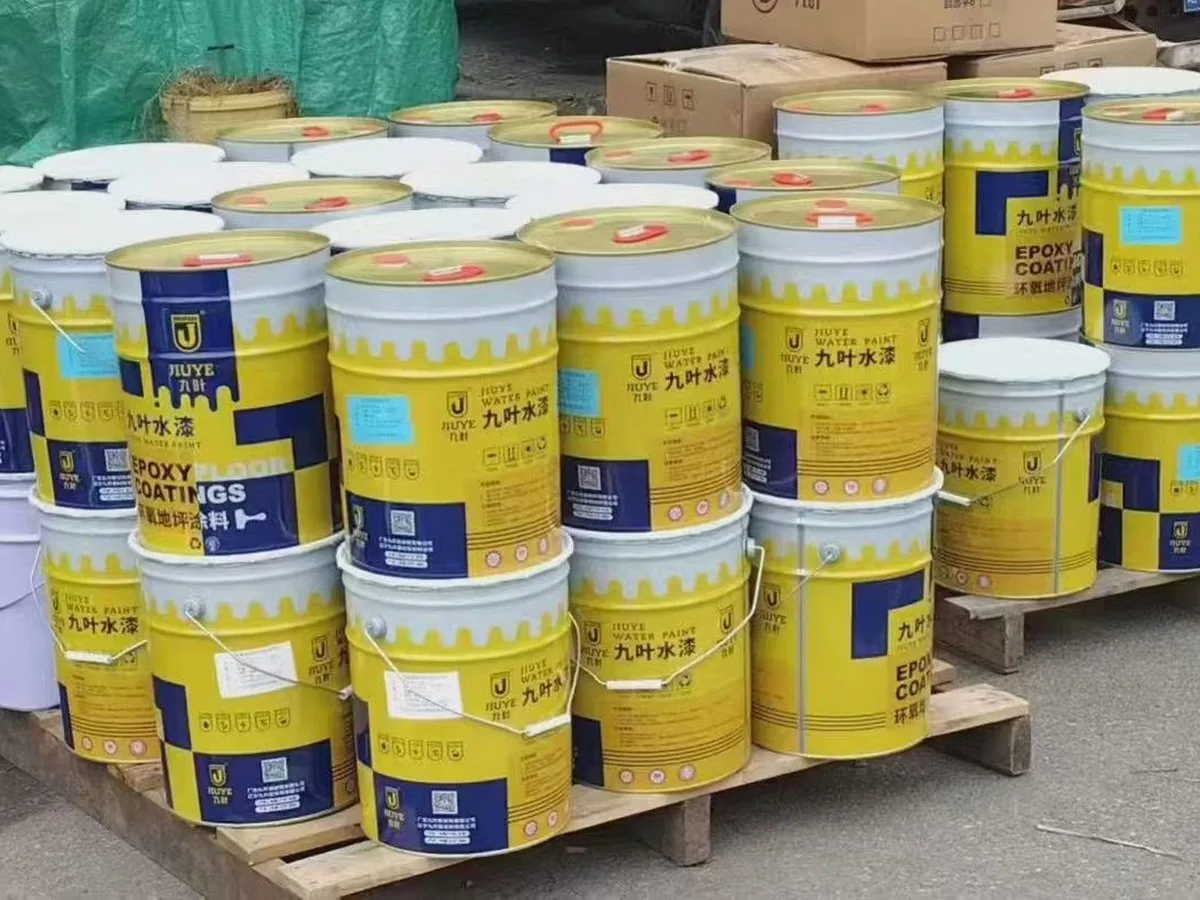 环氧地坪材料系列 材料实物实拍（九叶 JIUYE 环氧地坪漆）